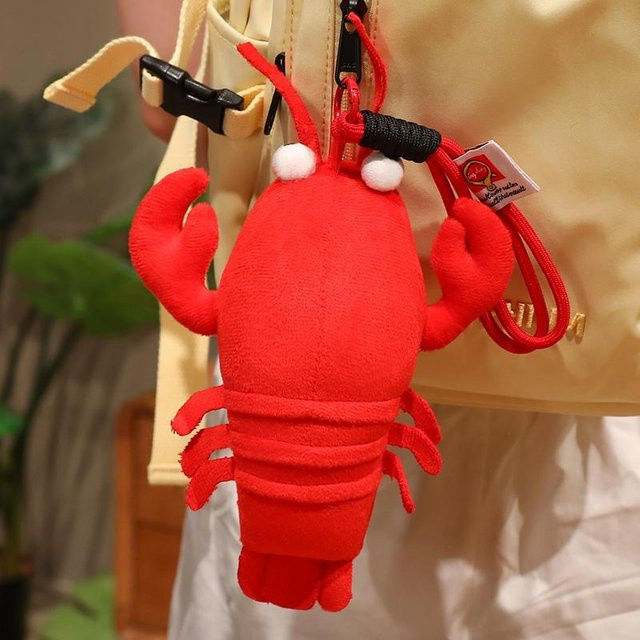 Yiran toy Roter Hummer Plüschtier, 18cm, ab 14 Jahren - Bild 1