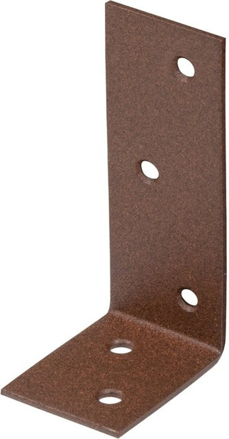 GAH Alberts Duravis Balkenwinkel ungleichschichtig Rostbraun Duplexbeschichtet B/H/T: 40 x 80 x 30 mm - Bild 1
