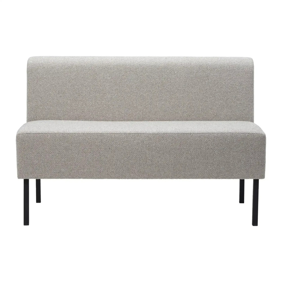 House Doctor Sofa HD2 Zweisitzer natur mit Holzgestell und Textilbezug Breite: 120 cm, Tiefe: 80 cm, Höhe: 60 cm - Bild 1