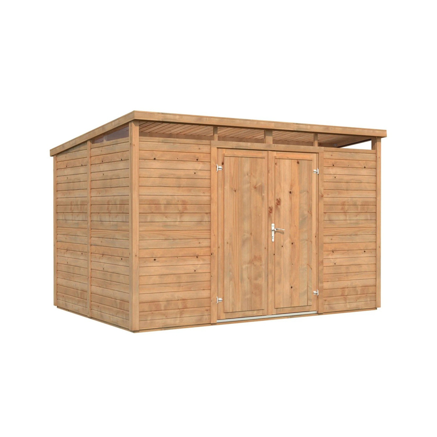 Palmako Holz-Gartenhaus Elias mit Pultdach in Braun, B: 330 cm, T: 228 cm, H: 220 cm - Bild 2