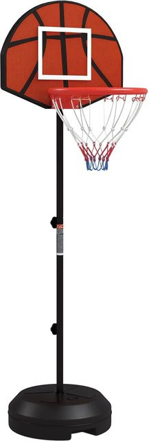 SPORTNOW Basketballständer Stahl Braun Schwarz - Bild 1