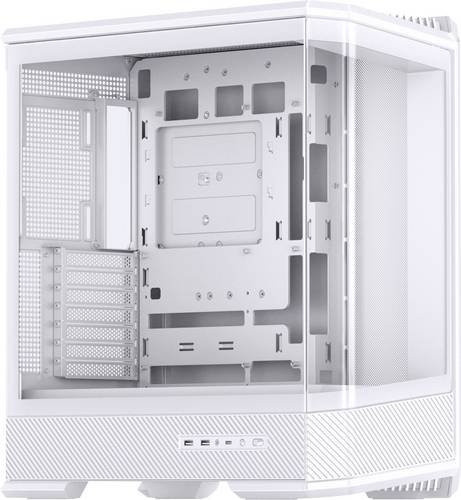 Jonsbo Midi-Tower Gaming-Gehäuse ATX in Weiß mit USB-C - Bild 1