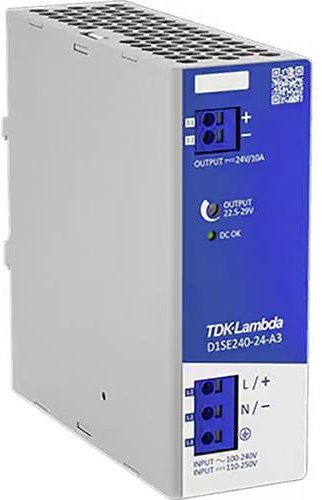 TDK-Lambda D1SE240-24-A3 Hutschienen-Netzteil DIN-Rail 240W Grau - Bild 1