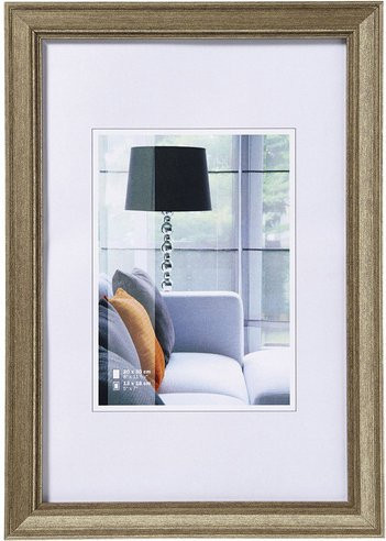 Walther Design Bilderrahmen LOUNGE RAHMEN in Silber, Rechteckig, Breite: 30 cm, Höhe: 40 cm - Bild 1