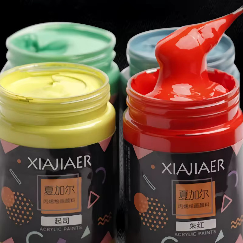 Xiajiaer Acrylfarbe Set mit 26 Farben für Wandmalerei und DIY-Kunstprojekte, 300 ml pro Flasche - Bild 3