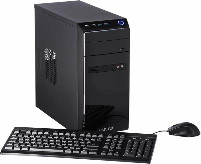 CAPTIVA Power Starter R65-278 Gaming-PC mit AMD Ryzen 5, 16 GB DDR4-SDRAM, 1 TB SSD, Schwarz - Bild 1