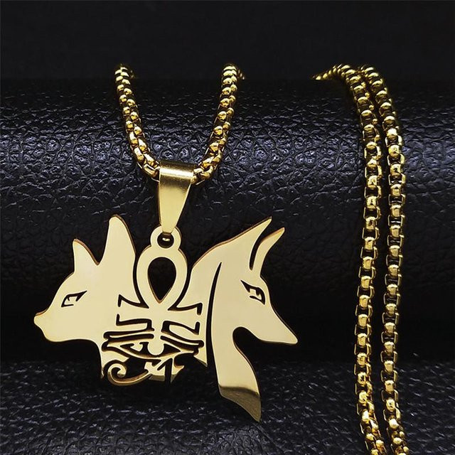EREBUS Halskette Edelstahl, Gold, Unisex - Bild 1