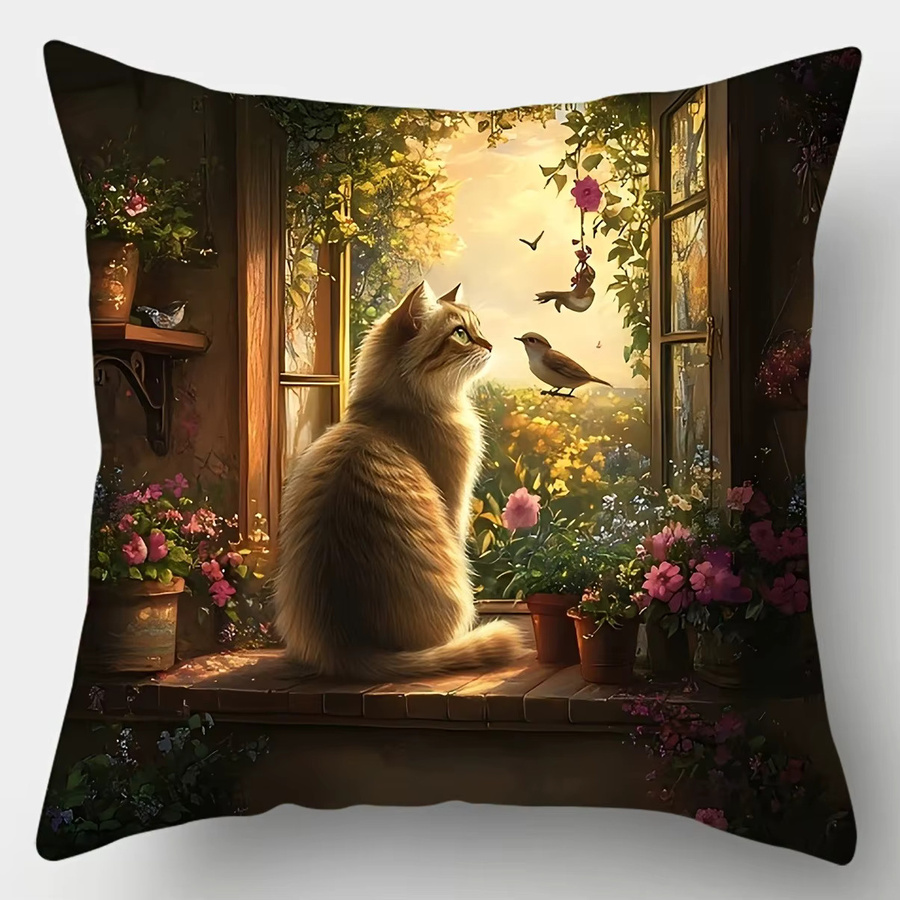 Charming Cat Kissenbezüge Kollektion in ästhetischem Design für dein Wohnzimmer oder Schlafzimmer - Bild 2
