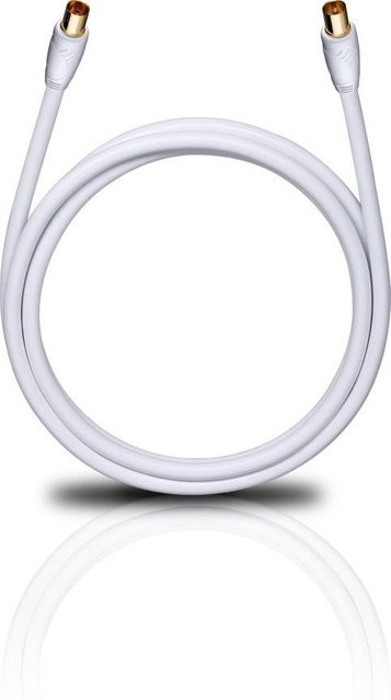 Oehlbach Easy Connect Antenna HD Antennenkabel Full HD weiß, Länge: 2,00 m - Bild 1
