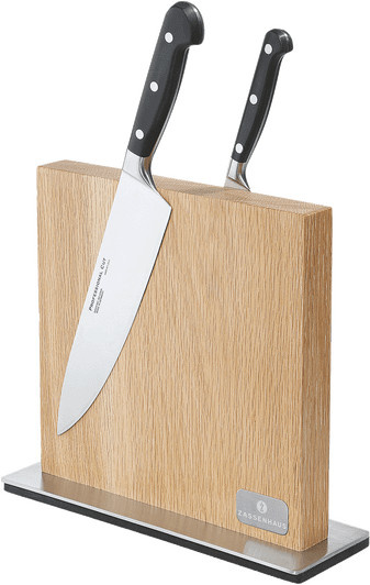 Zassenhaus Beidseitiger Magnetischer Messerblock aus Holz in Braun und Beige, B/T/H: 26,0 x 23,0 x 10,0 cm - Bild 1