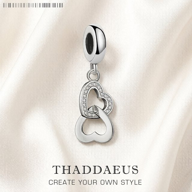 Thaddaeus Charme Anhänger, 925 Silber, Zirkonia, Damen - Bild 1