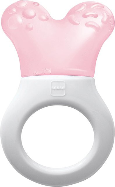 MAM Kühlbeißring Mini-Cooler mit Clip in Pink, BPA-frei - Bild 1