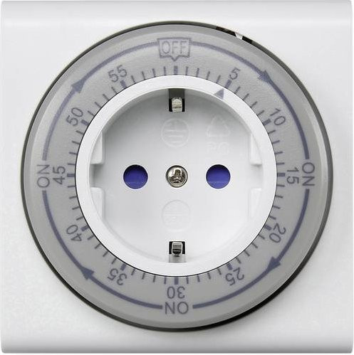 Sygonix SY-5045302 Steckdosen-Zeitschaltuhr analog mit Countdown-Funktion, Weiß - Bild 1