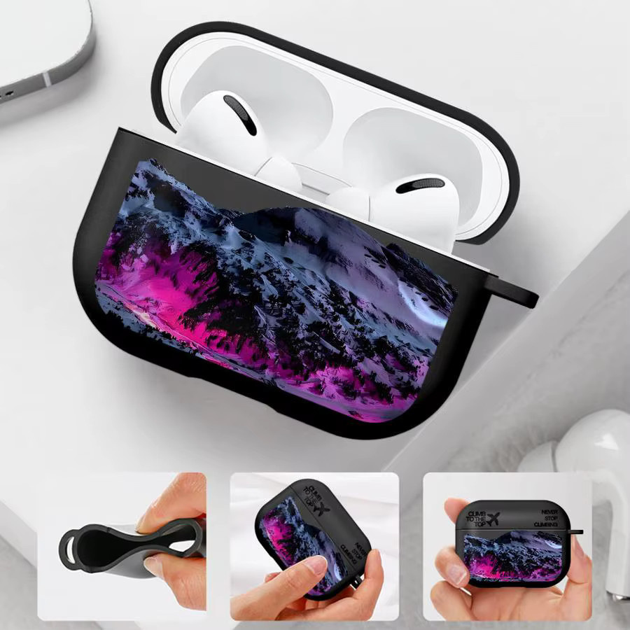 Snow Mountain Airplane Case Schutzhülle für Apple AirPods Pro, Pro 2, Pro 3, AirPods 3, 2 und 4 - Bild 6
