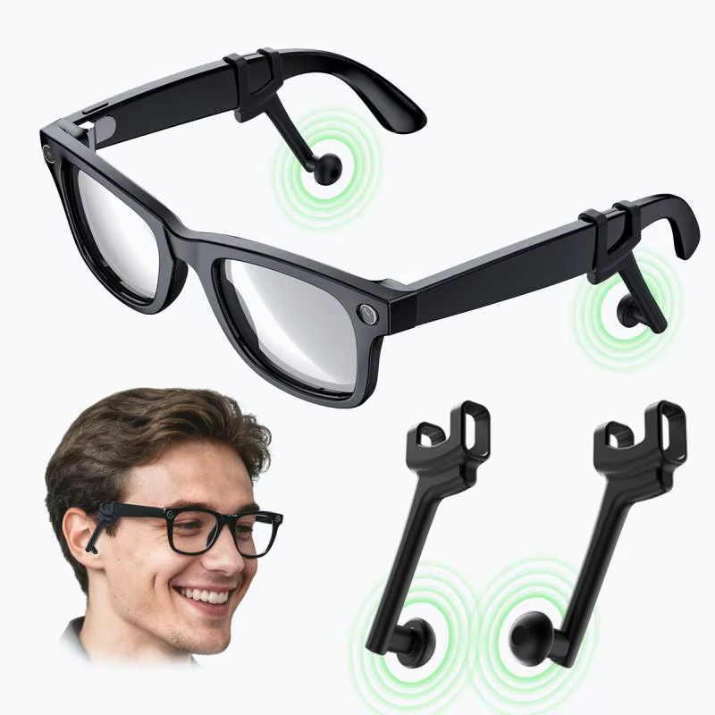 FONKEN Schallführungsrohr für Matte Ray und Skyler Smart Glasses in Schwarz, 1 Paar für verbessertes Audioerlebnis und klaren Klang - Bild 6