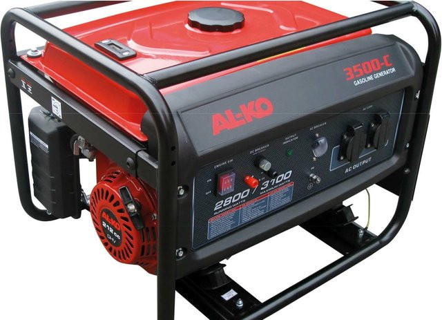 Al-Ko Stromerzeuger 3500-C Benzinstromerzeugungsaggregat 3,1 kW, rot/schwarz, Tankvolumen: 15 l - Bild 2