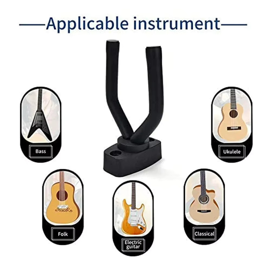 Miwayer Gitarren Wandhalterung Set für Instrumenten-Display und Zubehör - Bild 2