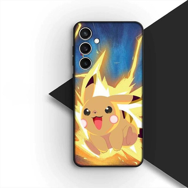 Handyhülle mit Glurak und Pikachu Design für Samsung Galaxy S25 S24 S23 S23 FE S23+ S25+ Ultra Plus A56 5G in Multicolour - Bild 1