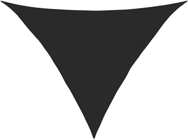 Dreieckiges Furnicato Sonnensegel aus HDPE in Schwarz mit 160 g/m² - Bild 1