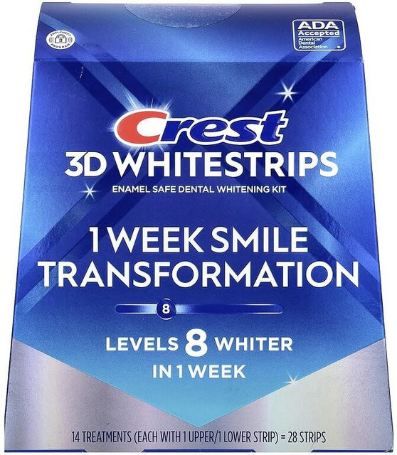 Crest 3D Whitestrips Zahnaufhellungs-Set, 28 Streifen - Bild 1