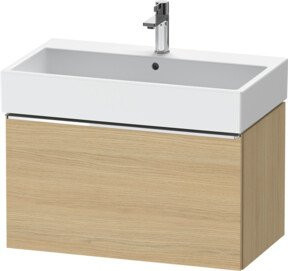 Duravit Waschtischunterschrank D-Neo, wandhängend, Beige, B: 78,4 cm, T: 44,2 cm, H: 44,0 cm - Bild 1