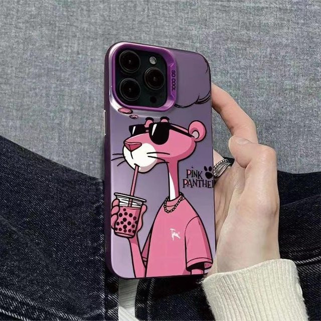 Value Vault iPhone Hülle Pink Panther in Pink für iPhone 12, iPhone 16 Pro und iPhone 16 Pro Max - Bild 1