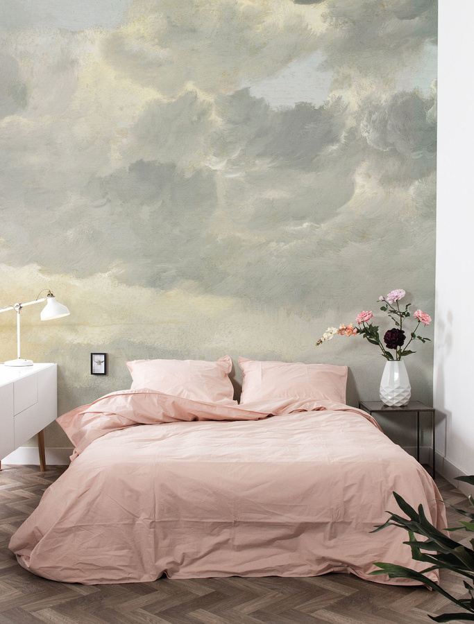 KEK Amsterdam Mural Golden Age Clouds 3 Wandgestaltung in Multicolor, Beige und Grau, Breite: 3,896 m - Bild 1