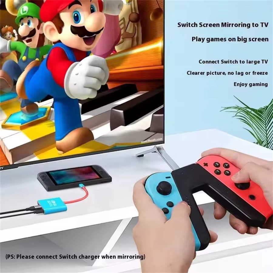 FANGTUOSI Dockingstation für Nintendo Switch und Switch OLED, 4K 60Hz USB-C Hub mit HDMI und USB-C 3.0 PD100W Ladefunktion - Bild 4