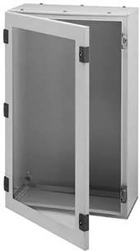 Hager Schrank aus Stahl in Lichtgrau RAL 7035 B/H/T: 400 x 500 x 200 mm - Bild 1