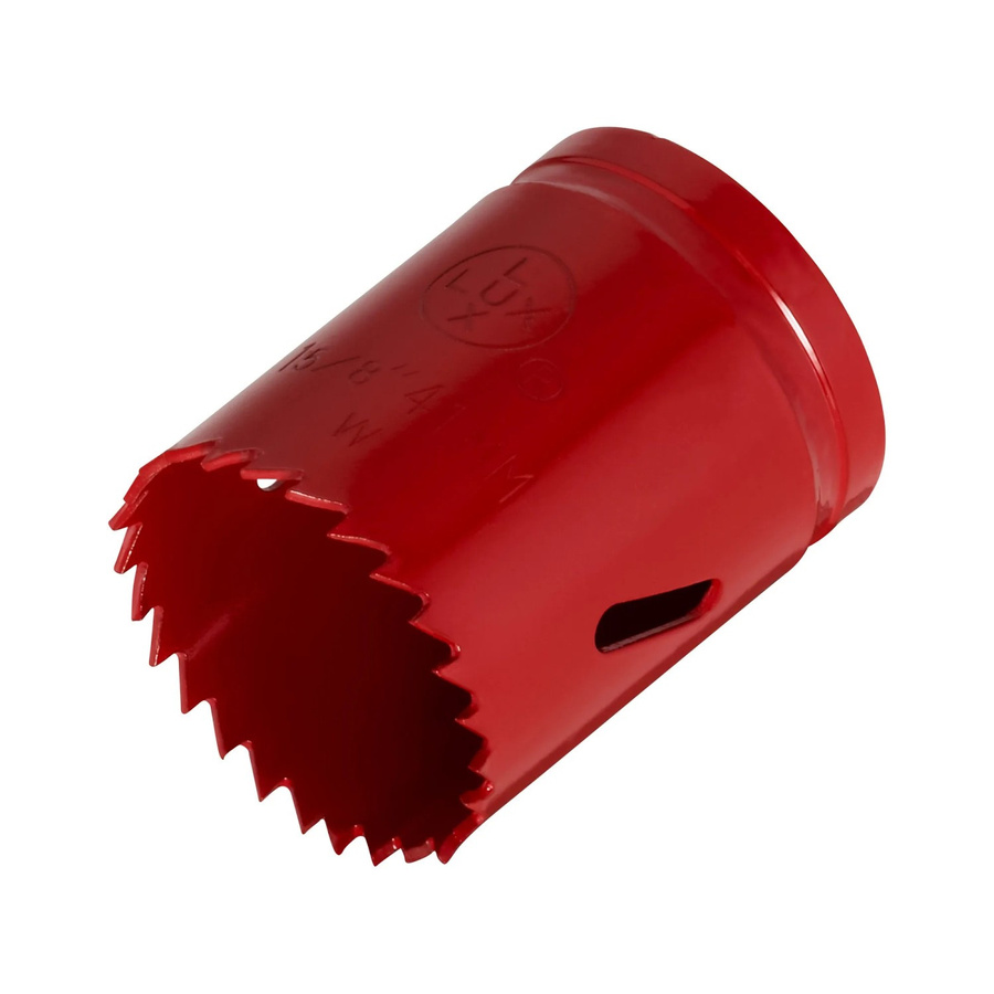 LUX-TOOLS Lochsäge aus Stahl in Rot mit 41 mm Durchmesser - Bild 2