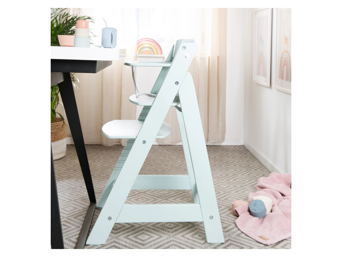 Roba Treppenhochstuhl Sit Up Flex aus Holz in Mint, mitwachsender Hochstuhl bis zum Jugendstuhl - Bild 2