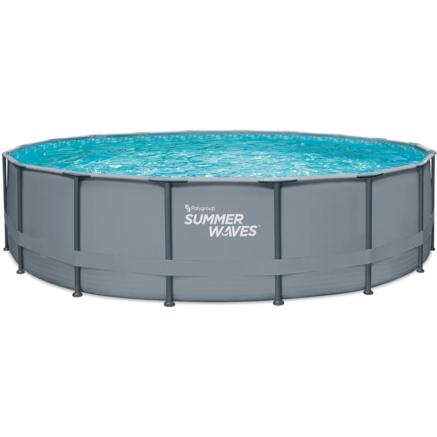 Summer Waves Elite Rundpool in Anthrazit Durchmesser: 549 cm, Höhe: 132 cm - Bild 2