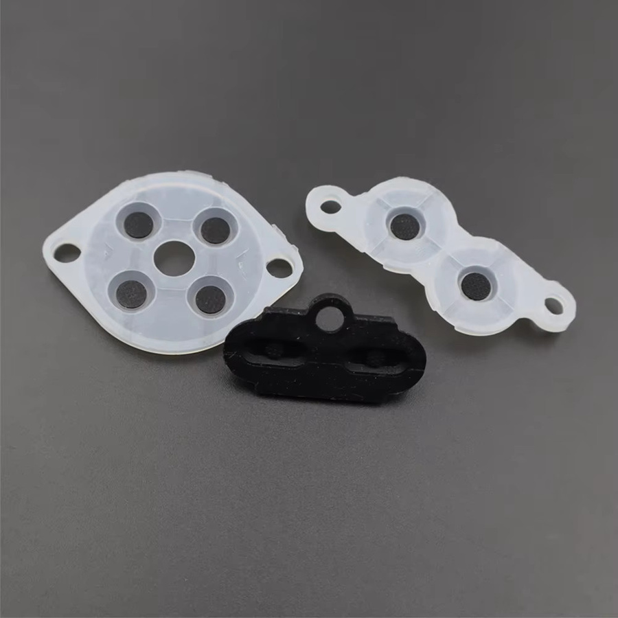 TingDong Leitfähige Silikon-Tastenpads für NES EU/US-Version und FC JP-Version, Cross ABXY Reparaturteile für Controller - Bild 1