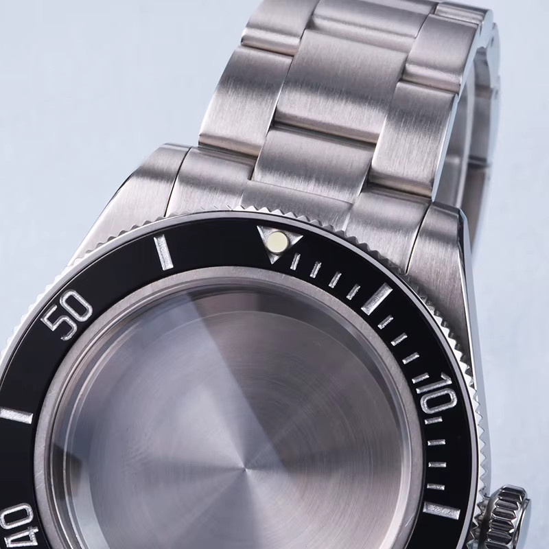 HEIMDALLR Uhrengehäuse Edelstahl, Saphirglas, 20Bar, Silber, Unisex - Bild 5