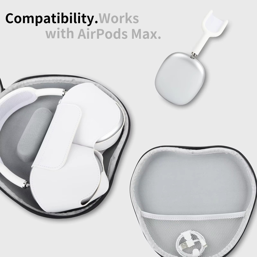 Smart Shell Hard Case für AirPods Max mit Netztasche und Schlafmodus-Unterstützung - Bild 2