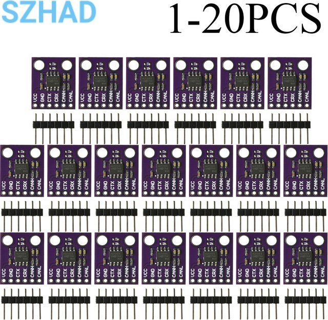SZYTF MCP2551 Hochgeschwindigkeits-CAN-Bus Kommunikationsprotokollcontroller Modul in Lila - Bild 1