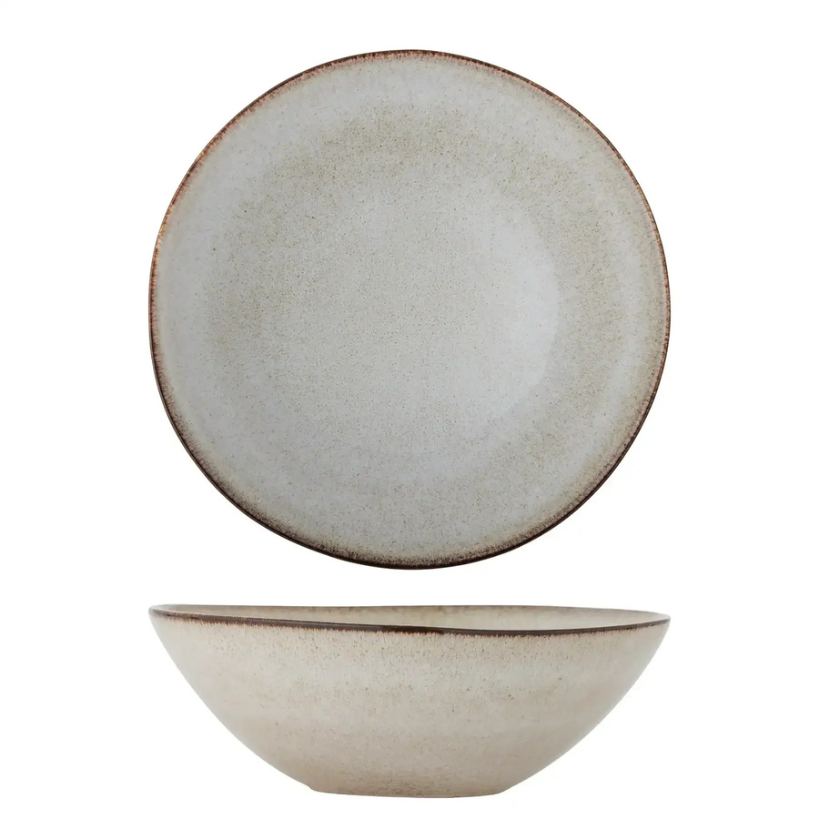 Bloomingville Keramikschale Sandrine in Beige mit einem Durchmesser von 26 cm - Bild 1