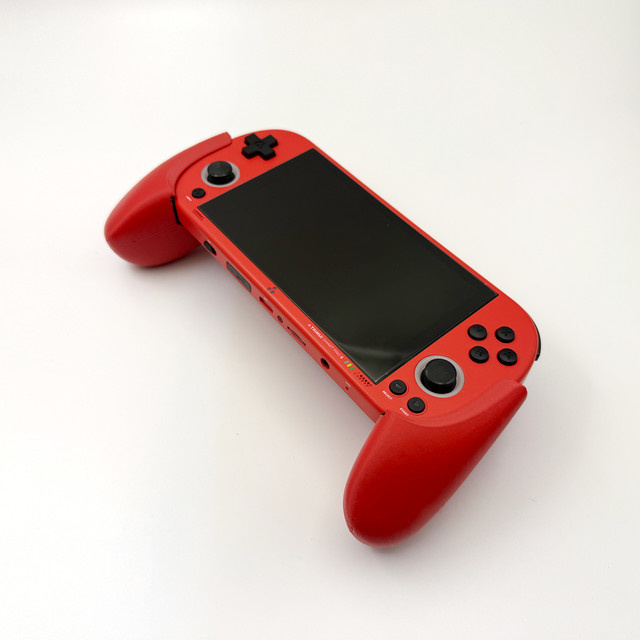 Trimui Smart PRO S Grip Haltegriff TSP Ergonomisches Zubehör für die Trimui Smart PRO Konsole in Weiß oder Rot - Bild 1
