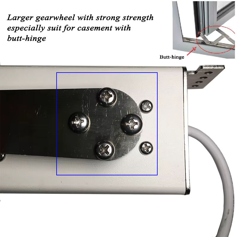 VSEUMET Elektrischer Fensteröffner für Innen- und Außenöffnung, AC 110V 230V oder DC 24V - Bild 4