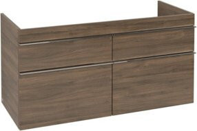 V&B Waschtischunterschrank VENTICELLO in Arizona Oak mit Chrom-Details, B/T/H: 115,3 x 59 x 50,2 cm - Bild 1