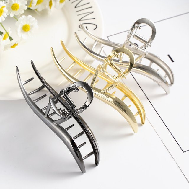 FORWOT Haarklammer, Metall, Geometrisch, Damen, Mädchen - Bild 1