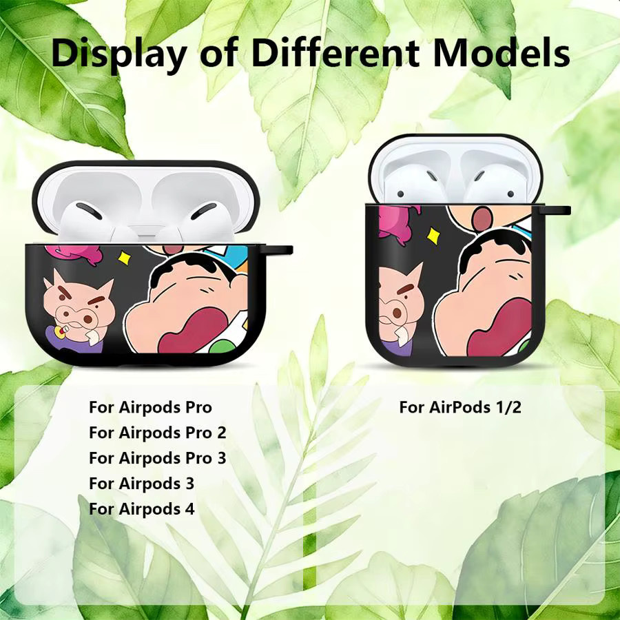 Cartoon Crayons Shinchan Schutzhülle für Apple AirPods Pro 1 2 3 und AirPods 4 Kopfhörer Case - Bild 2