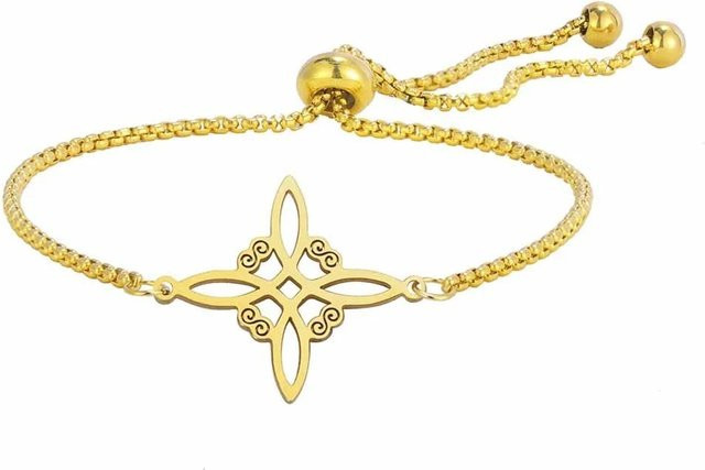Rui Di Armband, Edelstahl, Gold, Damen, 17cm - Bild 1