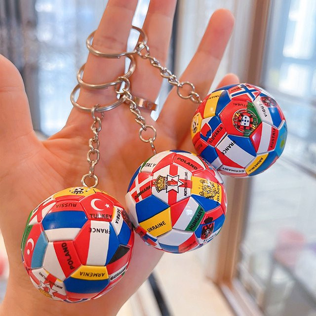 Velishy Anhänger Fußball, Flagge, Unisex - Bild 1