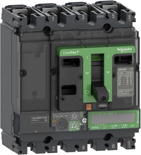 Schneider Electric Kompaktleistungsschalter MCB C25N47E100, Grau, 100 A - Bild 1
