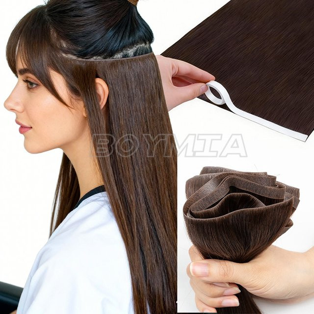 BOYMIA Tape-Extensions, Remy-Echthaar, 12-22 Zoll - Bild 1