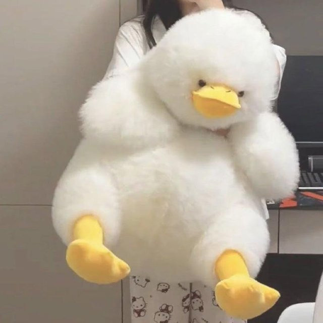 Binchi Keji Travel Enten-Plüschtier, Dwen-Entenpuppe, 60cm, ab 6 Jahren - Bild 1