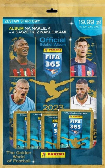 Panini FIFA 365 2023 Sticker Album, Set / Bundle, 4 Beutel mit Stickern - Bild 1
