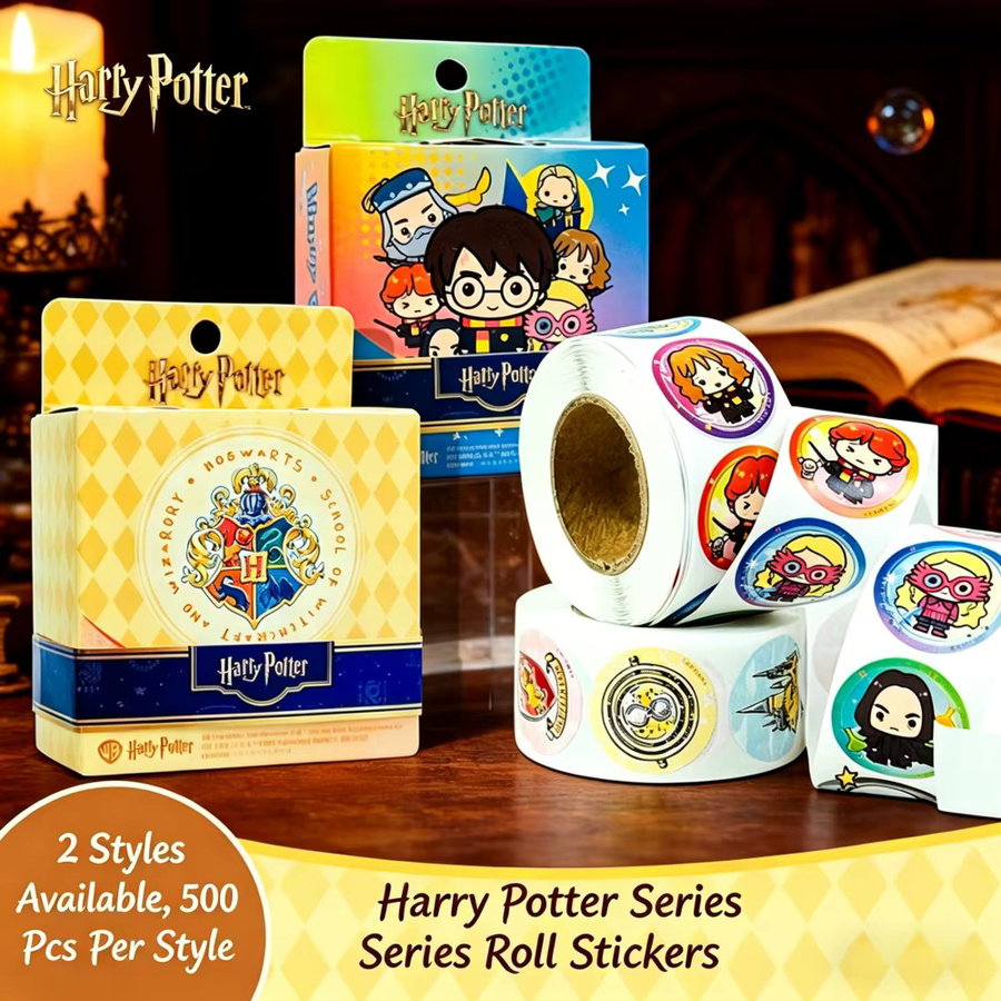 OTRAINBOW Harry Potter Aufkleberrolle, 500 Stück/Rolle, mit Geschenkbox - Bild 6
