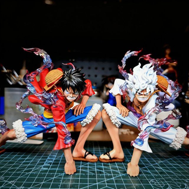 Bandai One Piece Anime Actionfigur Ruffy Gear 2 Nika Modell aus PVC, Höhe: 16 cm - Bild 1